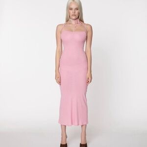 Prix Pink Halter Dress
